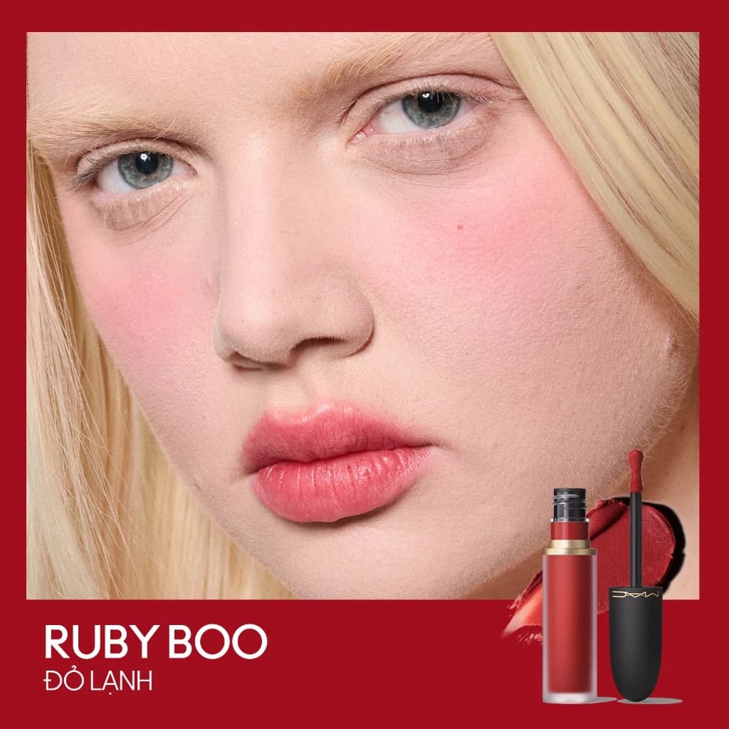 Son kem MAC Powder Kiss Lip & Cheek Mousse | Bền màu, ẩm mịn suốt 10H