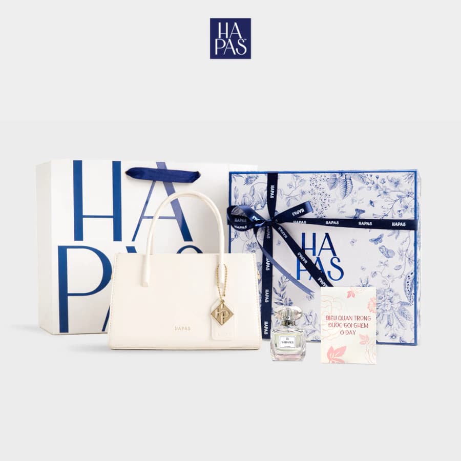 Túi Xách Nữ Cầm Tay Tag Vuông La Muse HAPAS